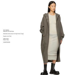 RICK OWENS Tank Dress SIze XS